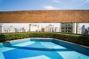 Hampton Park Jardins com Banheira Hidromassagem Luxuoso